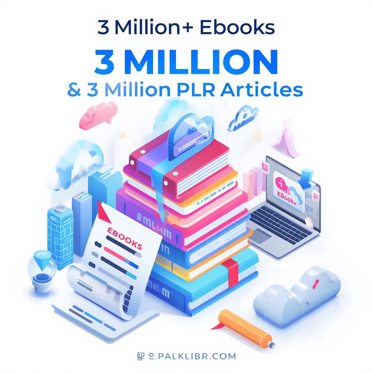 Ultimate 3Million Ebooks + PLR Articles Collection Sell & Keep 100% Profit - Image 5
