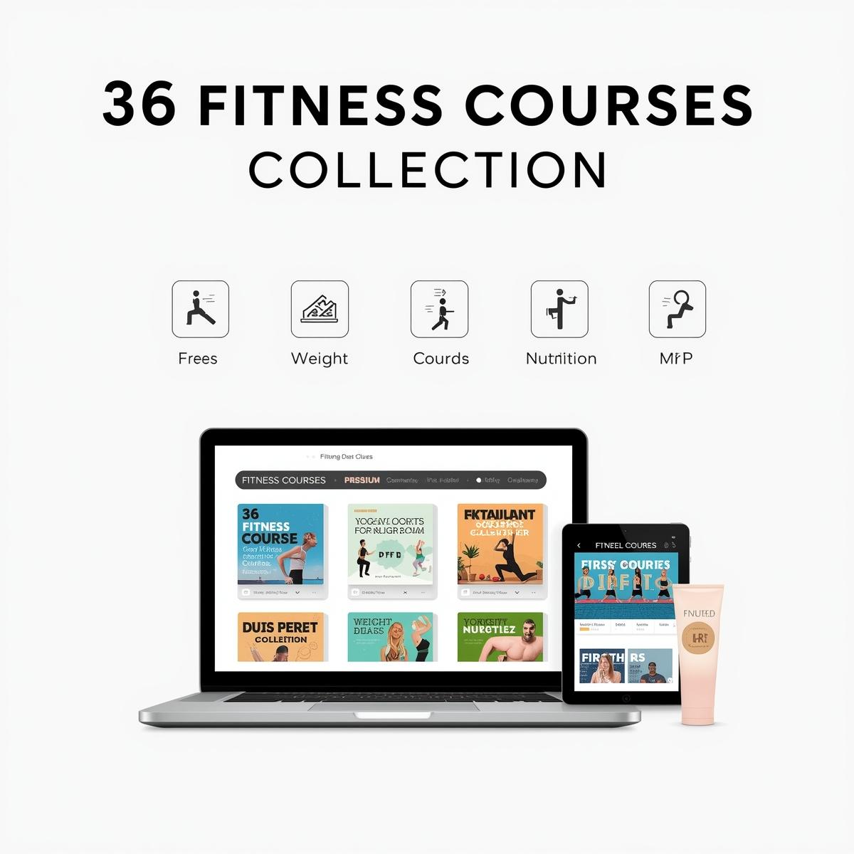 36 Fitness Courses Collection with PLR & MRR Rights - Image 3