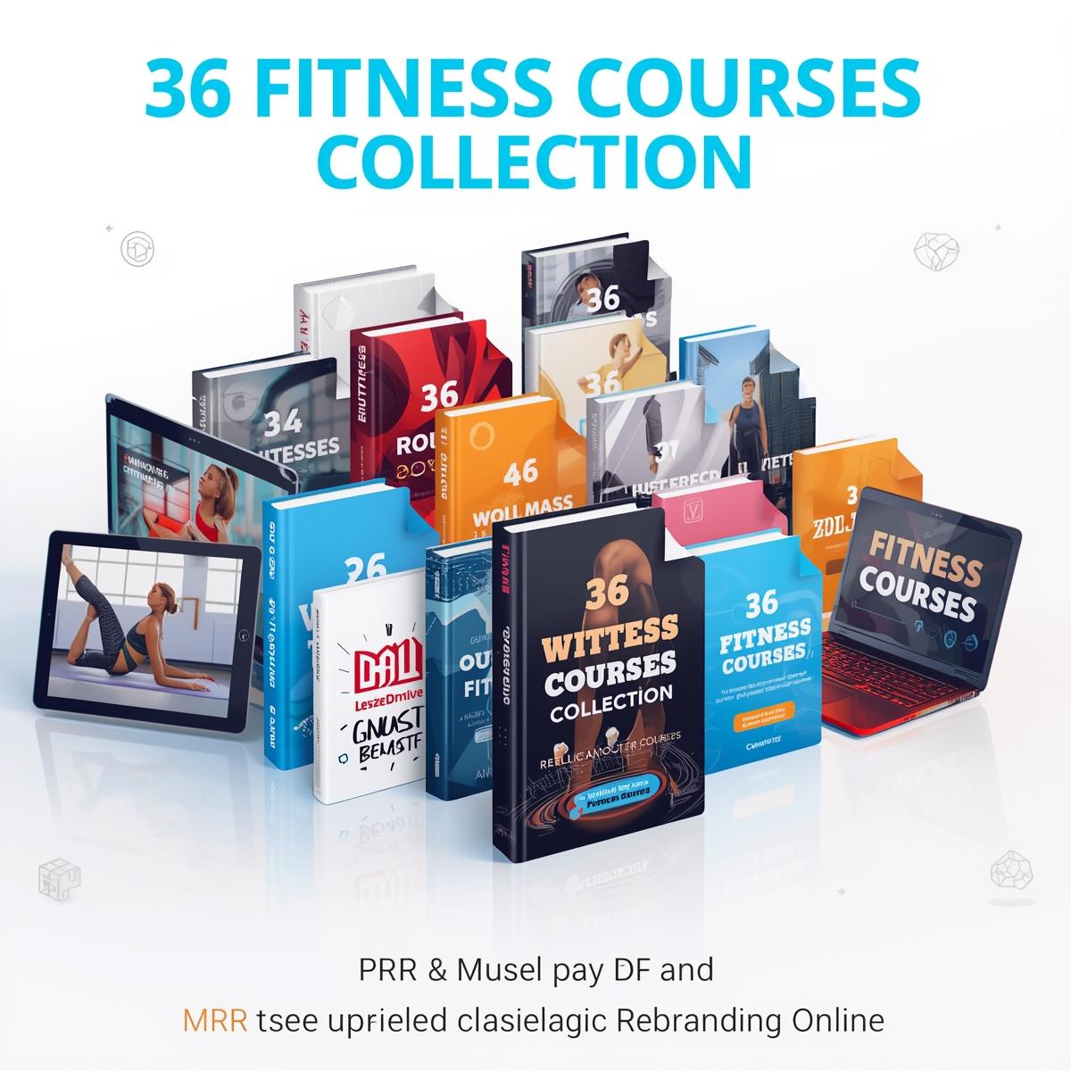 36 Fitness Courses Collection with PLR & MRR Rights - Image 5