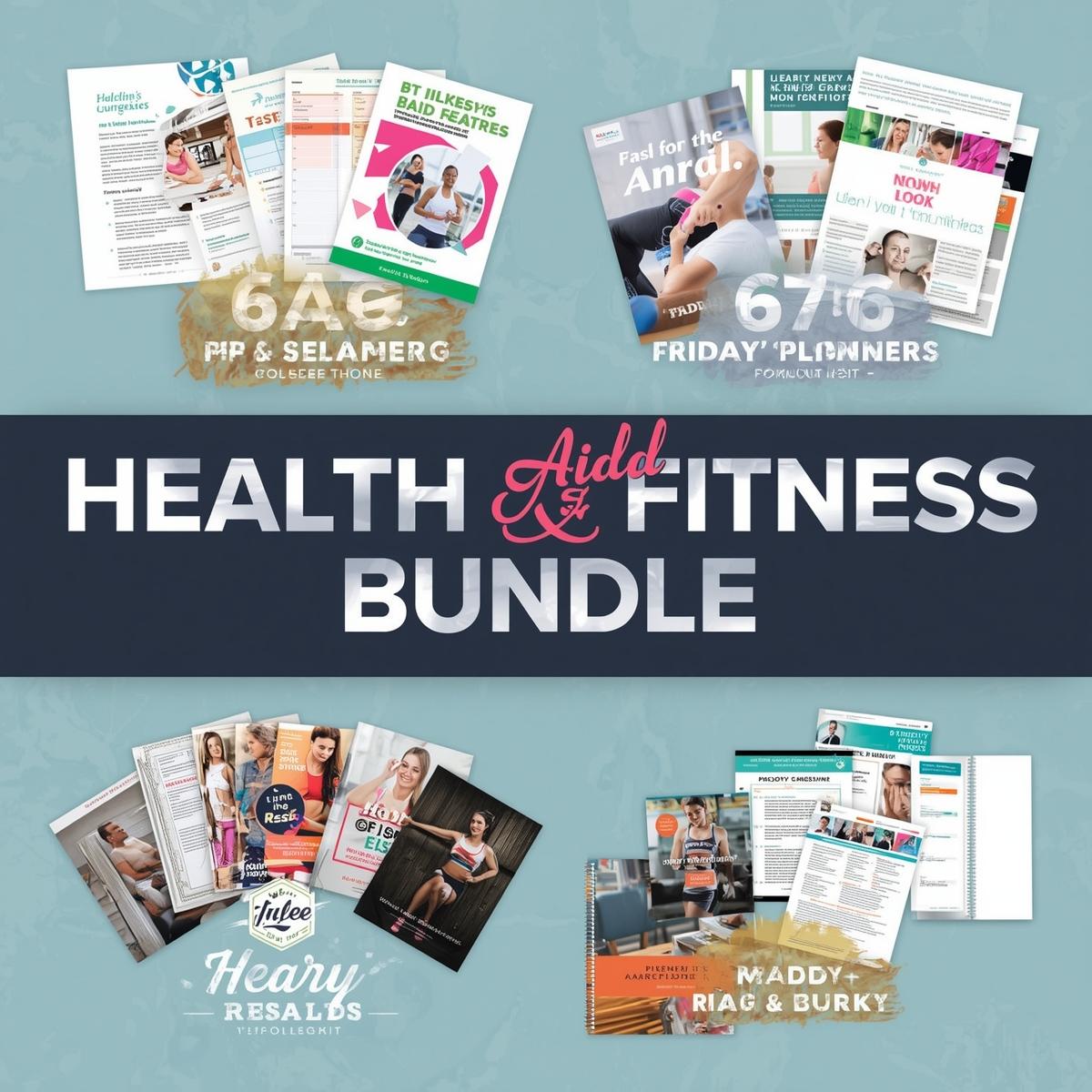 DFY Health & Fitness Bundle: PLR Ebooks, Planners, Guides (Ready to Resell) - Image 5