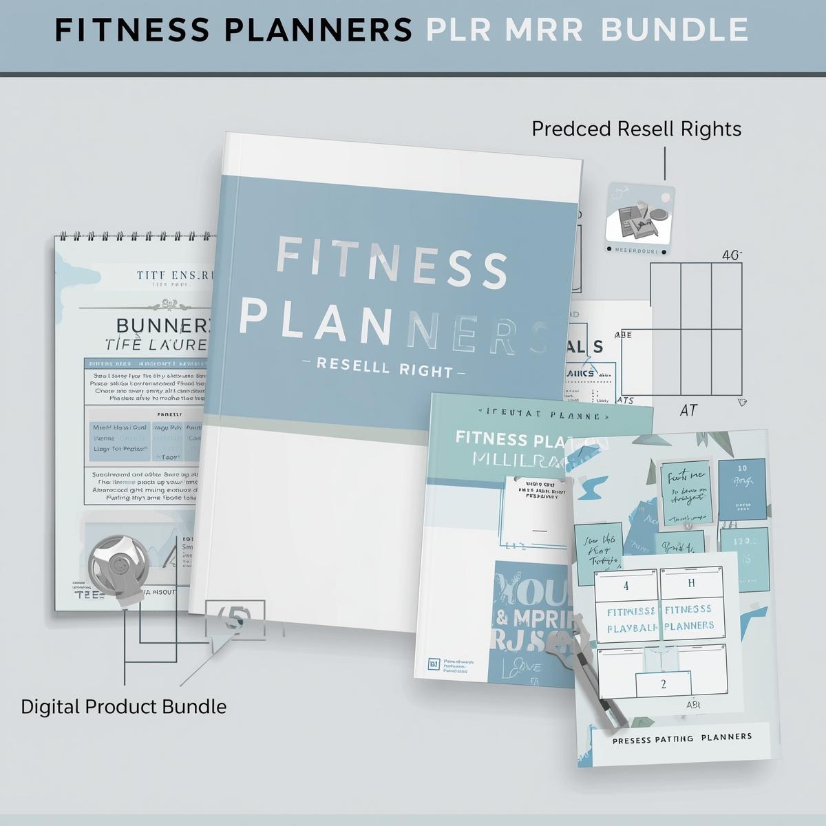 Fitness Planners PLR MRR Bundle Resell Rights - Image 3