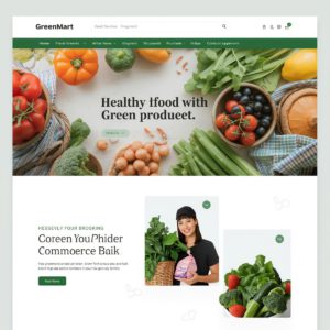 GreenMart – Organic & Food WooCommerce WordPress Theme download