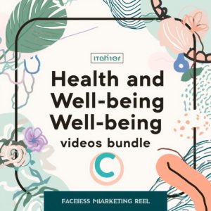 MRR Health and Well-being Videos Bundle, Faceless Marketing Instagram Reels PLR Video