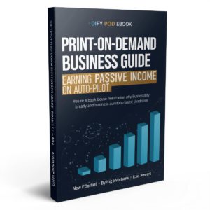 Print On Demand Business Guide | DFY POD eBook | Earning Passive Income on Auto-Pilot