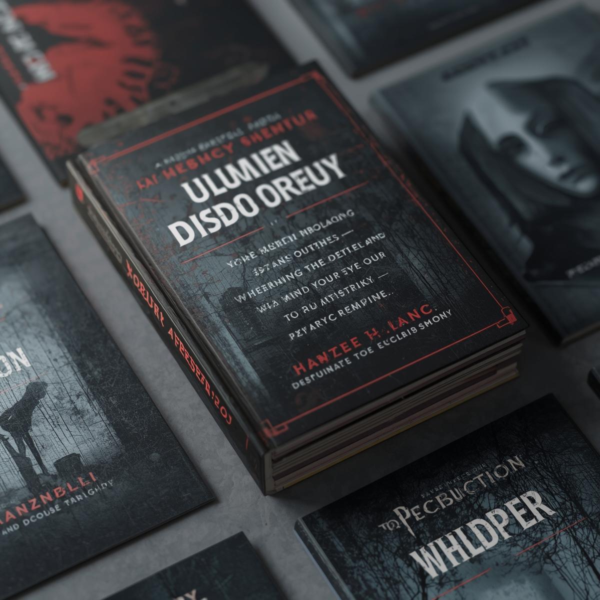 Psychological Thriller DIY MiniBooks DIGITAL PDF Printout