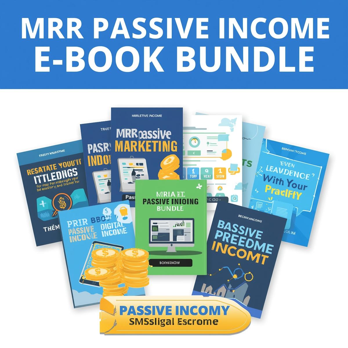 MRR Passive Income eBook Bundle, master resell rights, private label rights, plr ebook - Image 5