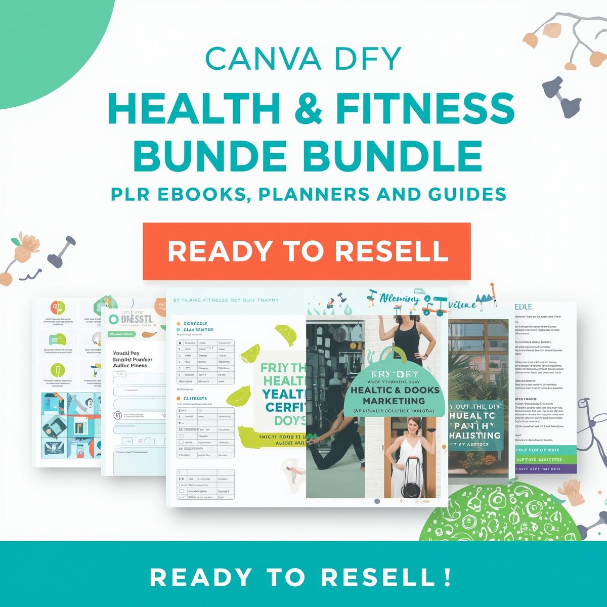 DFY Health & Fitness Bundle: PLR Ebooks, Planners, Guides (Ready to Resell) - Image 6