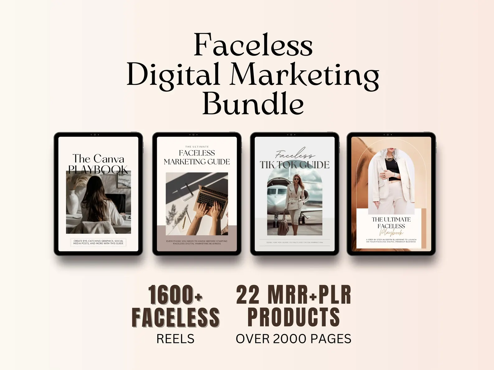 22 Faceless Digital Marketing MRR Products, Faceless Marketing DFY Master Resell Rights - Image 2