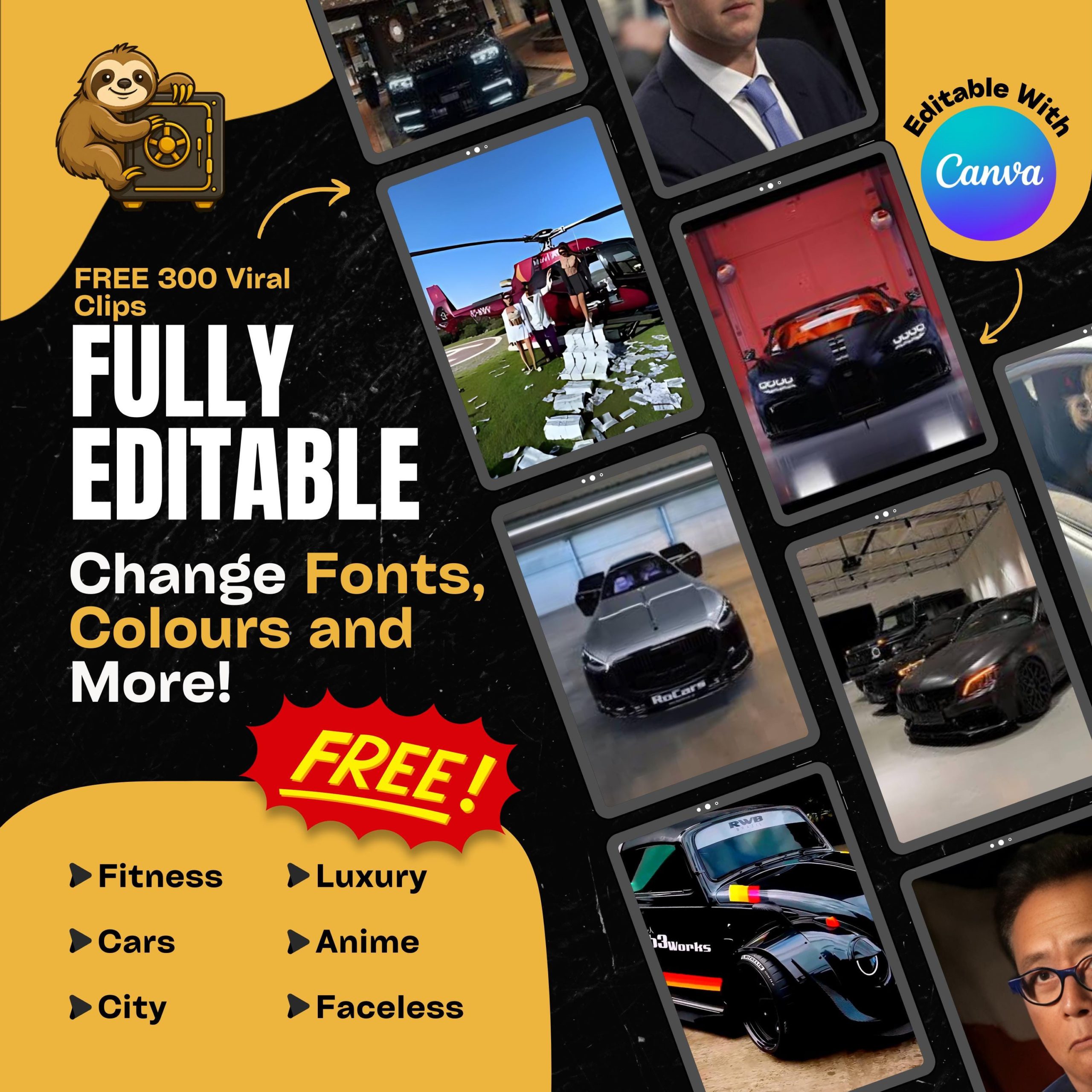 Male Fitness Reels: 600+ Bundle Digital Download - Image 2
