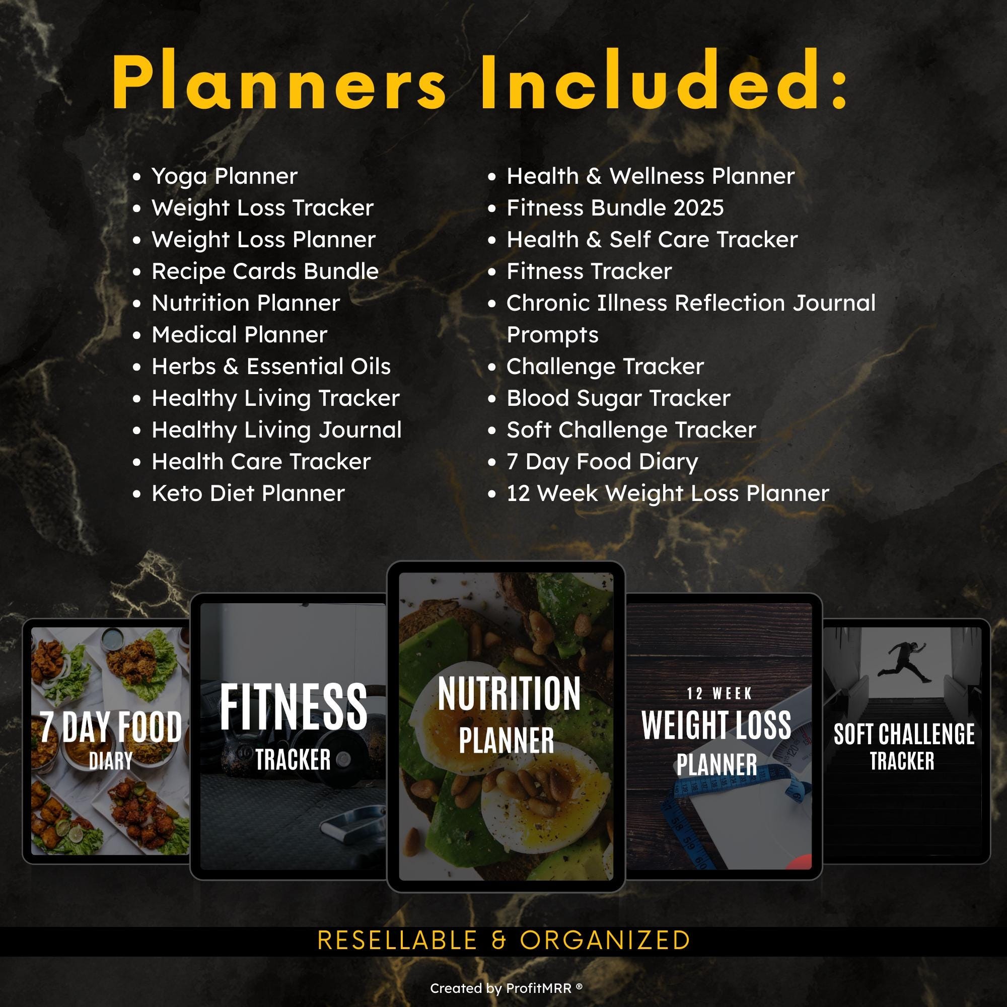 Fitness Planners PLR MRR Bundle Resell Rights - Image 2